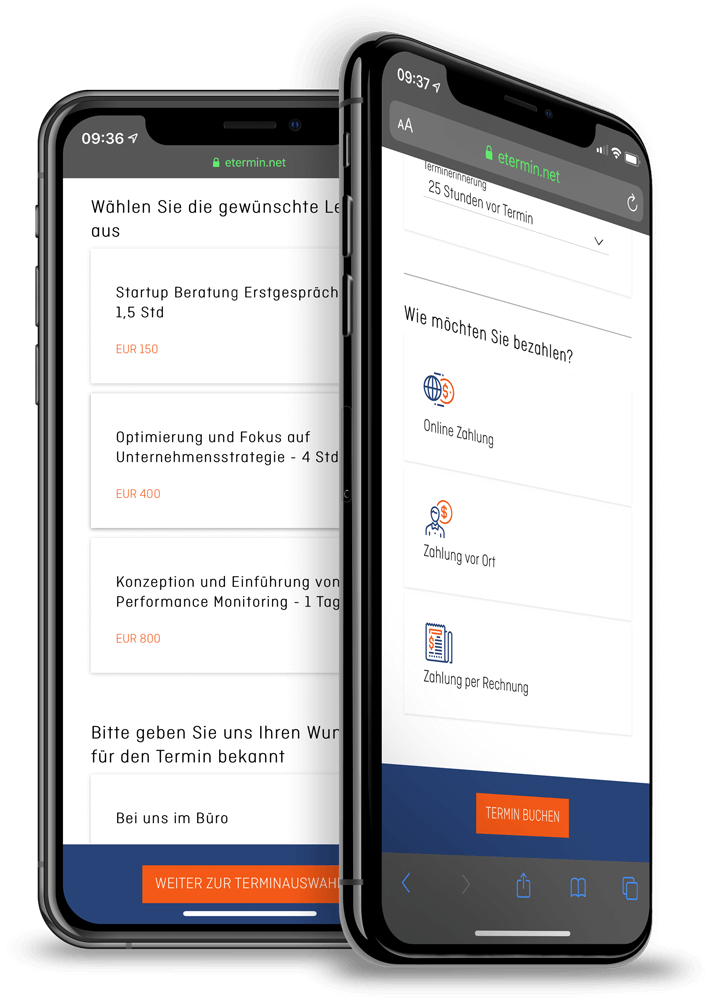 Online Terminbuchung und Terminplaner für Versicherungsberater