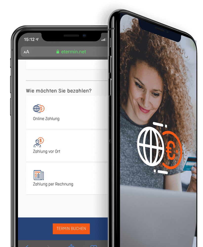 Online Bezahlung bei Terminbuchung